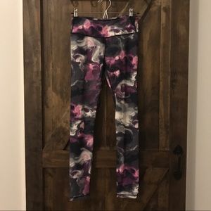 Purple Designed Leggings